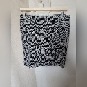 Zara Geometric Patterns Mini Skirt